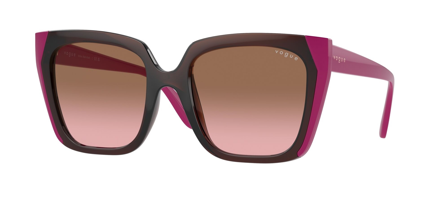 Óculos de Sol VO5579SL-294914-55 Vogue Borboleta Marrom Náilon
