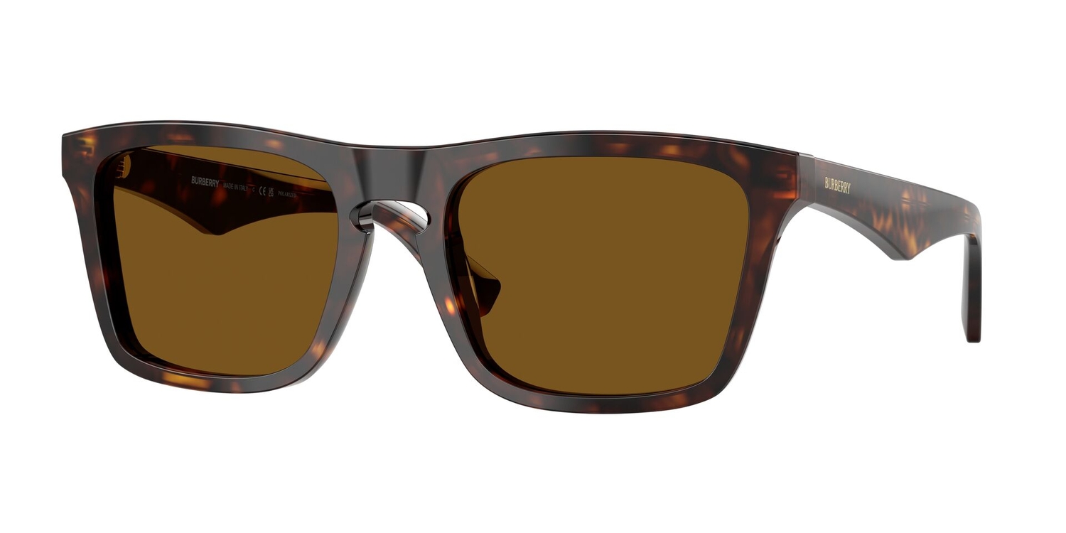 Óculos de Sol BE4434-300283-57 Burberry Quadrado Marrom Acetato