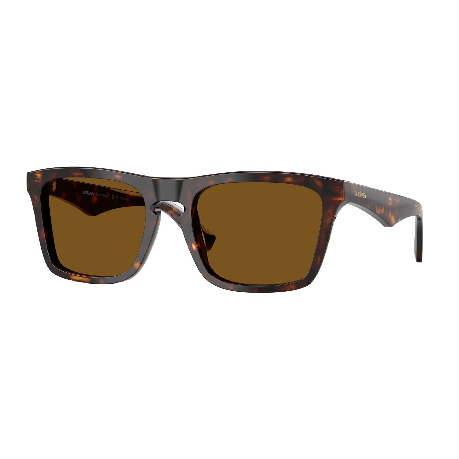 Óculos de Sol BE4434-300283-57 Burberry Quadrado Marrom Acetato