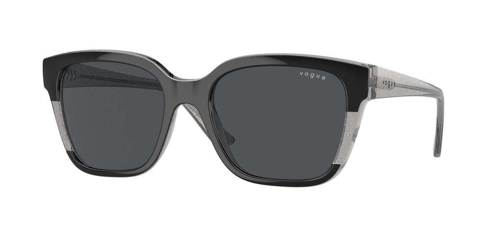 Óculos de Sol VO5558S-313387-55 Vogue Quadrado Preto Náilon