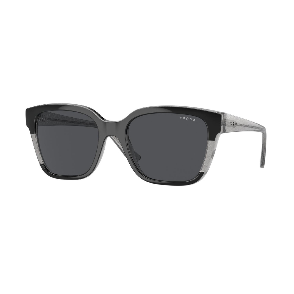 Óculos de Sol VO5558S-313387-55 Vogue Quadrado Preto Náilon