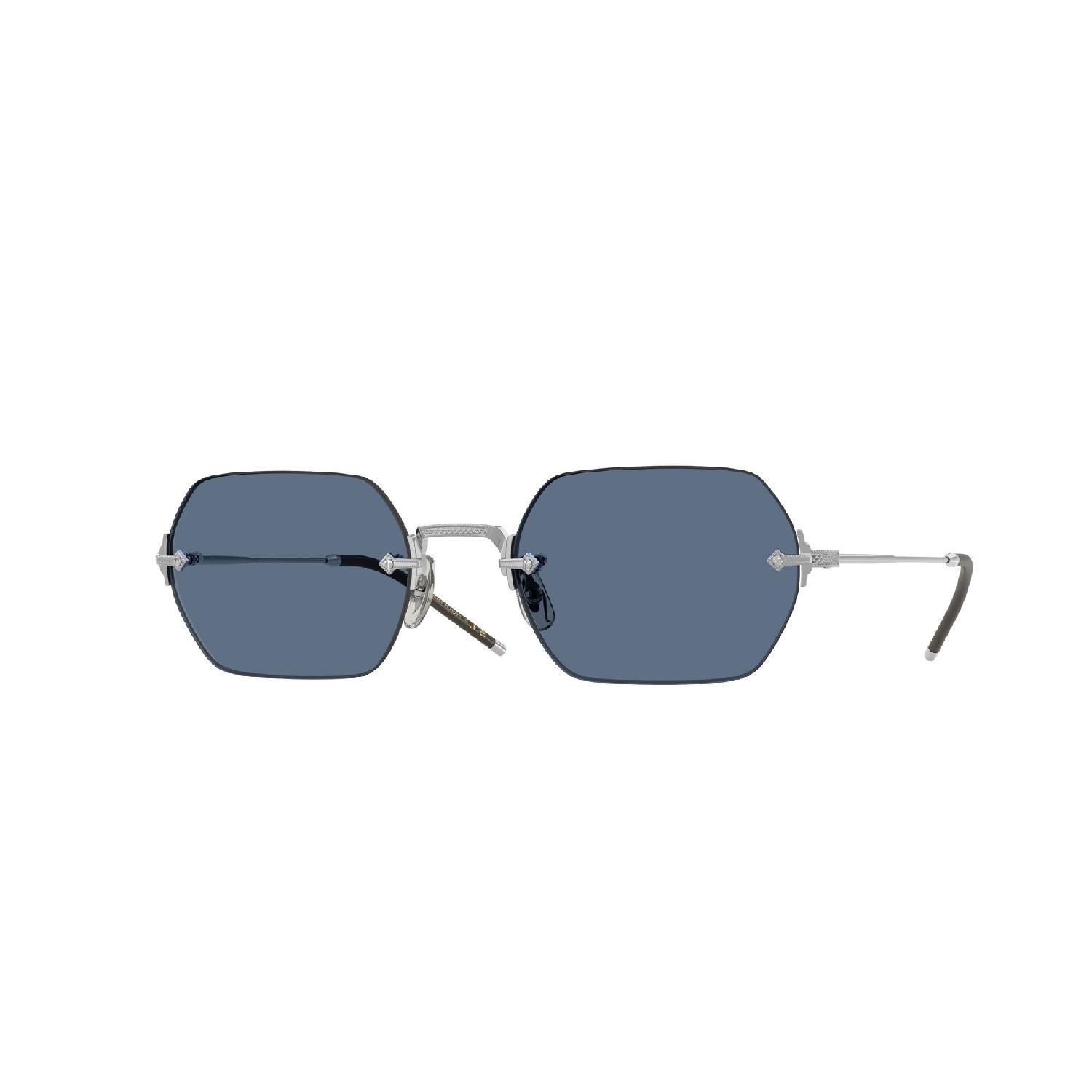 Óculos de Sol OV1353ST-503680-52 Oliver Peoples Irregular Prata Titânio