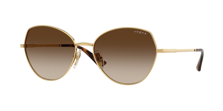 Óculos de Sol VO4330S-28013-56 Vogue Irregular Ouro Metal