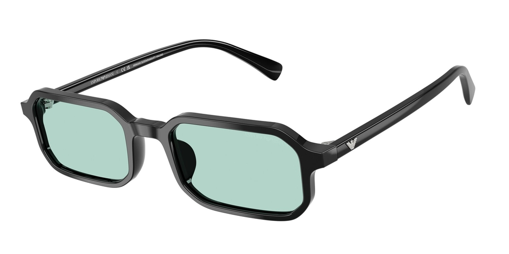 Óculos de Sol EA4253U-501765-54 Emporio Armani Retangular Preto Acetato