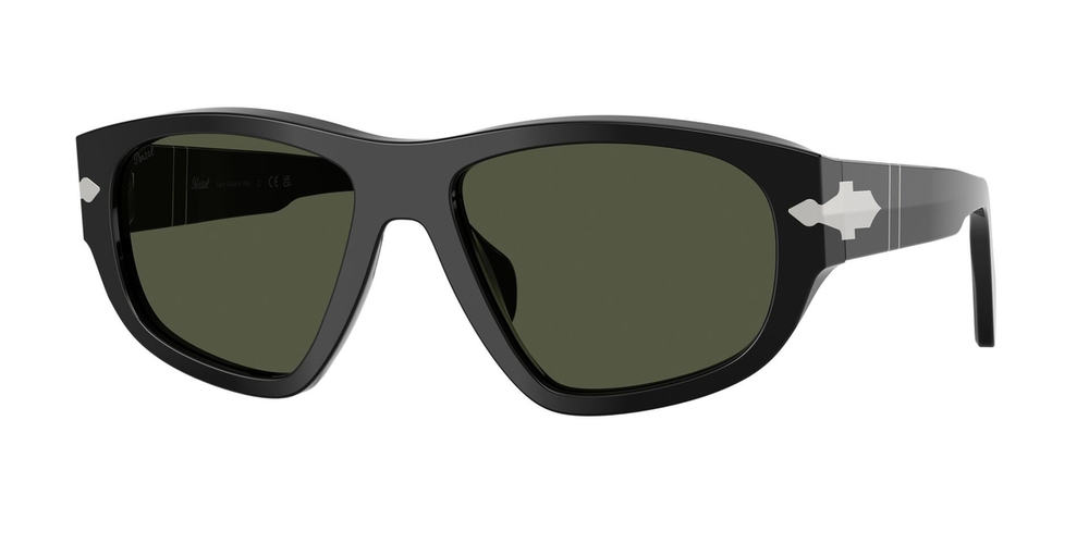 Óculos de Sol PO0050S-9531-58 Persol Irregular Preto Acetato