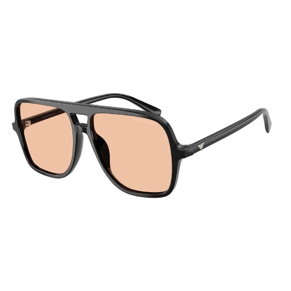 Óculos de Sol EA4252U-501793-57 Emporio Armani Piloto Preto Acetato