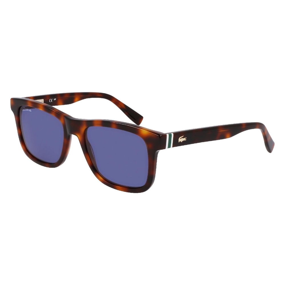 Óculos de Sol L6014S-214-55 Lacoste Retangular Cantos Arredondados Acetato