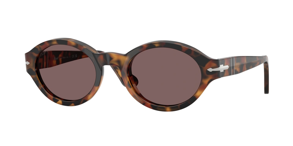 Óculos de Sol PO3378S-105253-53 Persol Oval Tartaruga Acetato