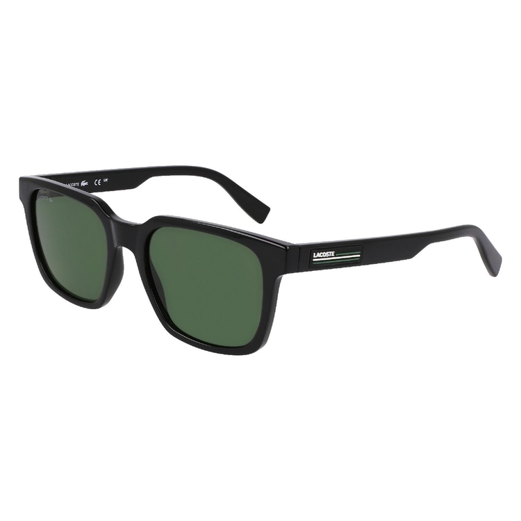 Óculos de Sol L6028S-001-54 Lacoste Retangular Cantos Arredondados Injetado