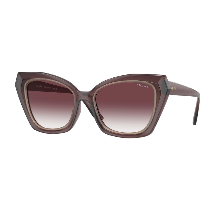 Óculos de Sol VO5505SL-298136-55 Vogue Borboleta Marrom Injetado