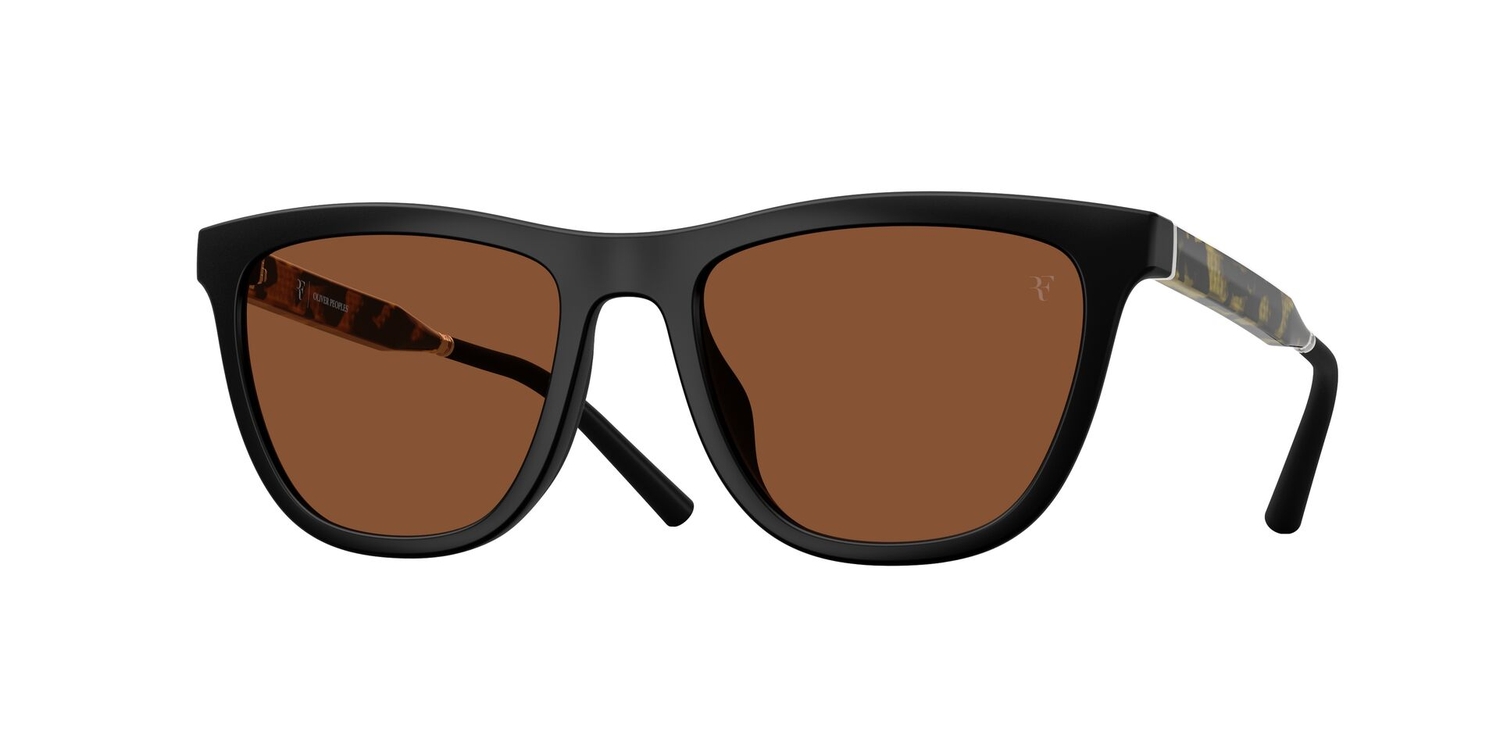 Óculos de Sol OV5558SU-700153-52 Oliver Peoples Retangular Com Cantos Arredondados Preto Injetado