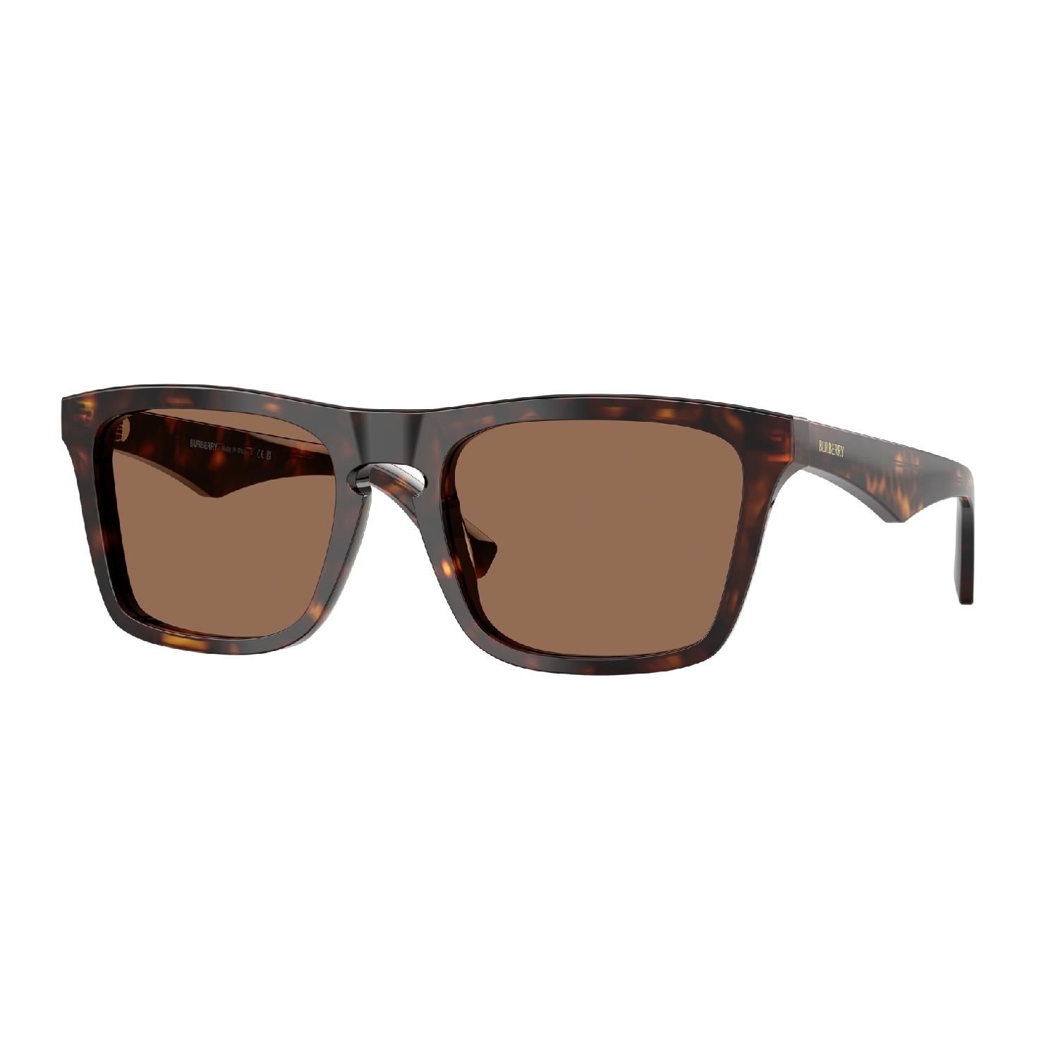 Óculos de Sol BE4434-300273-57 Burberry Quadrado Marrom Acetato