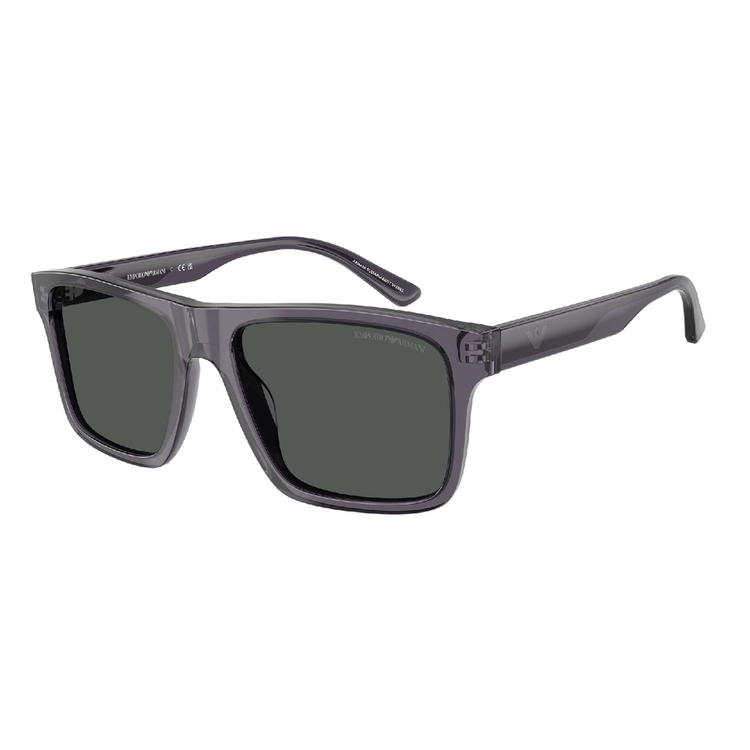 Óculos de Sol EA4232-610687-57 Emporio Armani Quadrado Cinza Acetato