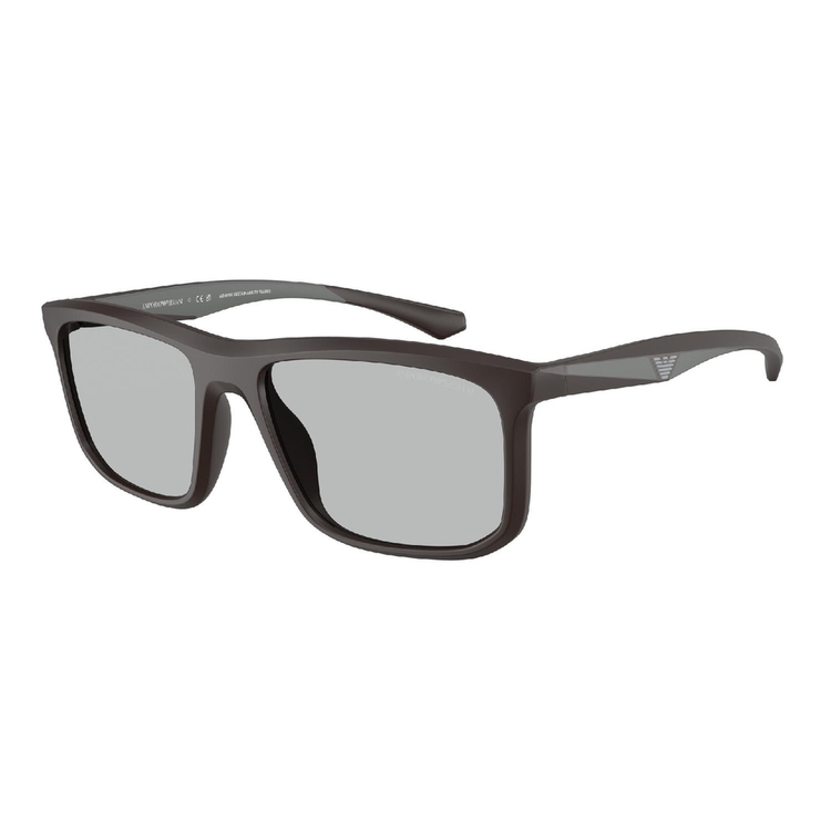 Óculos de Sol EA4234U-618687-57 Emporio Armani Quadrado Marrom Injetado