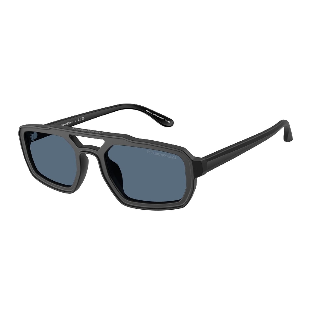 Óculos de Sol EA4240U-501787-53 Emporio Armani Irregular Preto Acetato