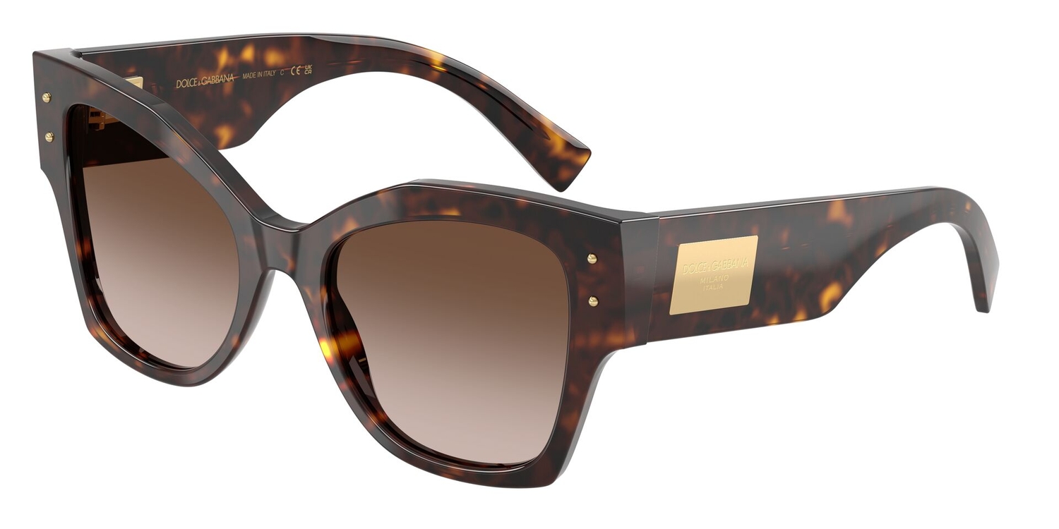 Óculos de Sol DG4478-50213-53 Dolce & Gabbana Gatinho Tartaruga Acetato