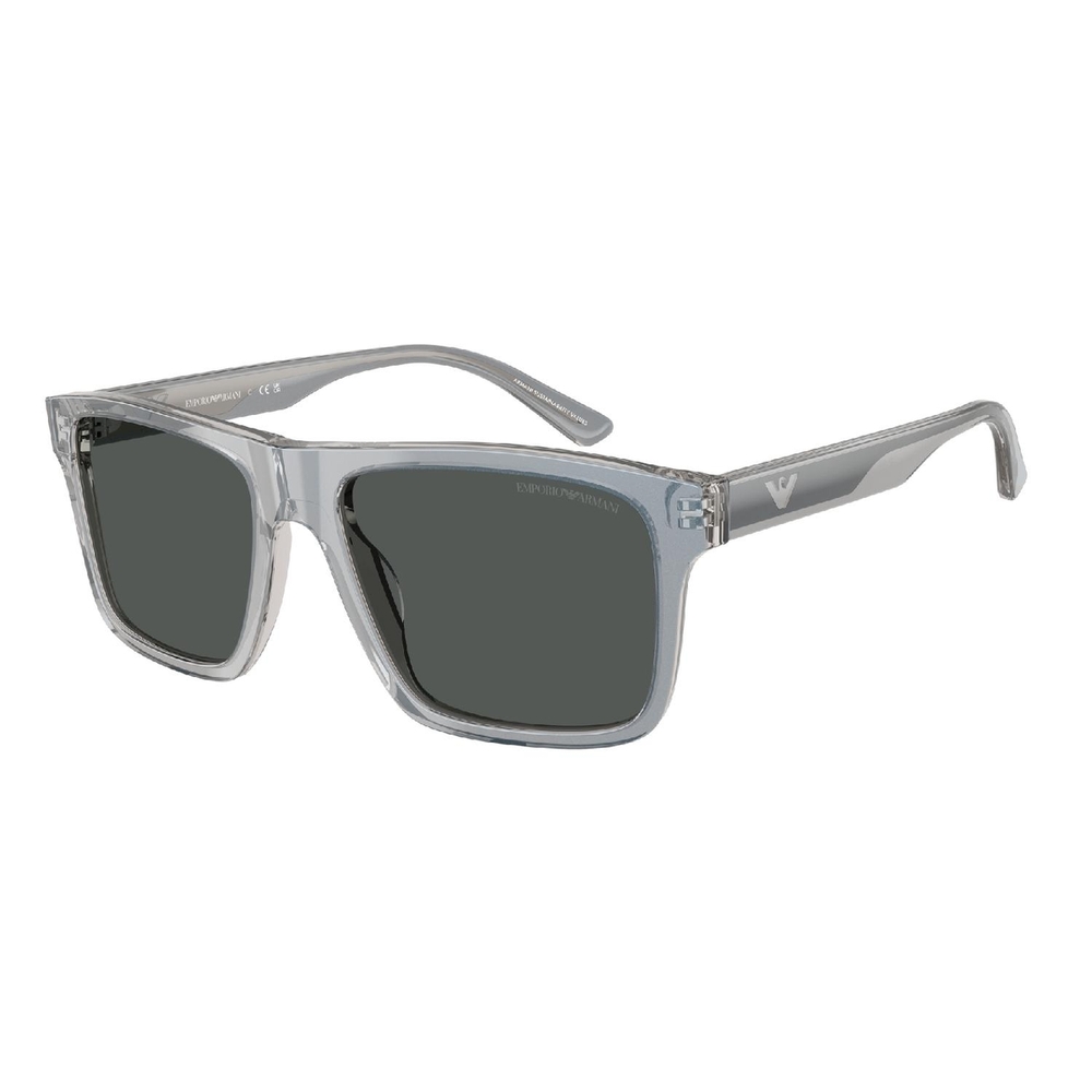 Óculos de Sol EA4232-617787-57 Emporio Armani Quadrado Cinza Acetato