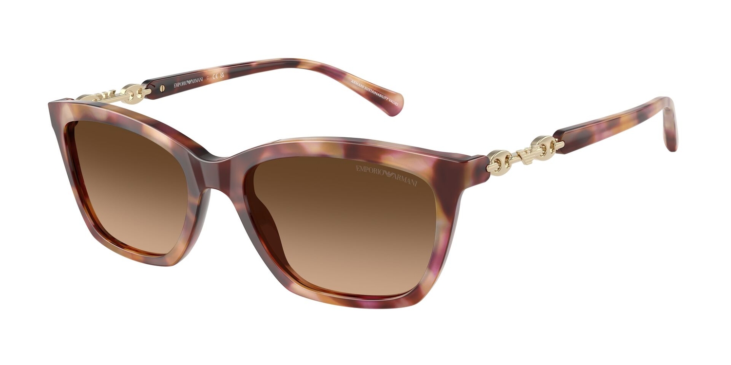 Óculos de Sol EA4238-619674-54 Emporio Armani Gatinho Vermelho Acetato