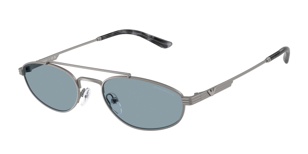 Óculos de Sol EA2157-300372-54 Emporio Armani Piloto Cinza Metal