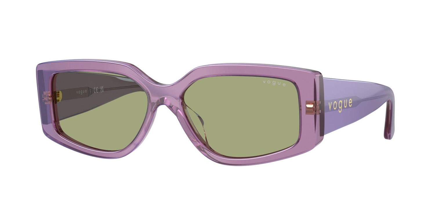 Óculos de Sol VO5642SU-323682-55 Vogue Retangular Violeta Acetato