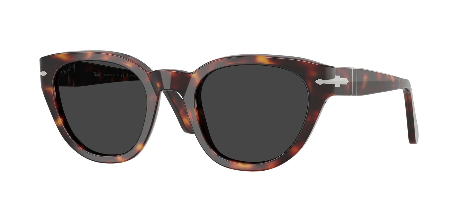 Óculos de Sol PO3379S-2448-54 Persol Borboleta Tartaruga Acetato