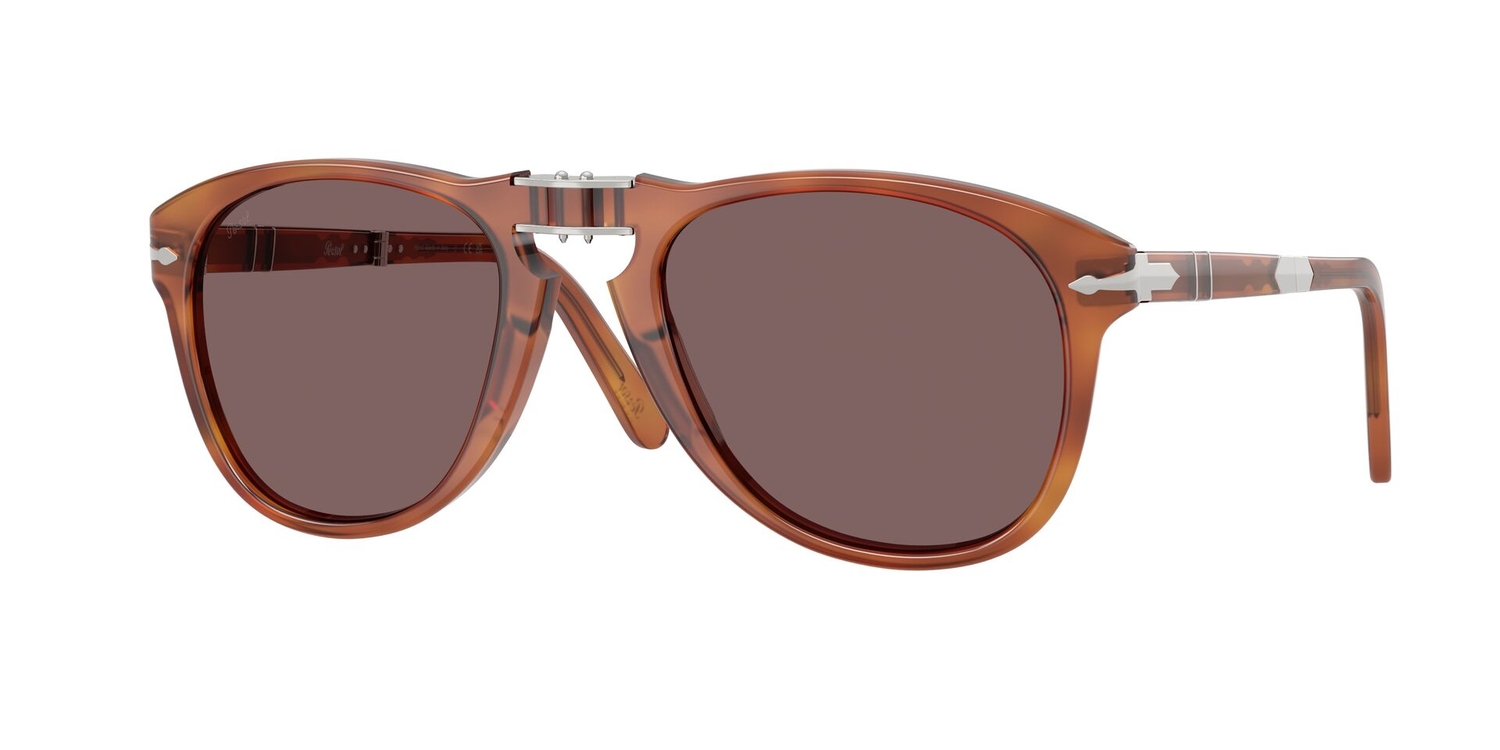 Óculos de Sol PO0714SM-9656-54 Persol Piloto Tartaruga Acetato