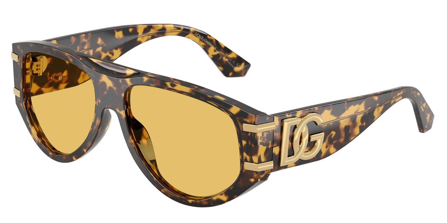 Óculos de Sol DG4499-333085-57 Dolce & Gabbana Piloto Tartaruga Acetato