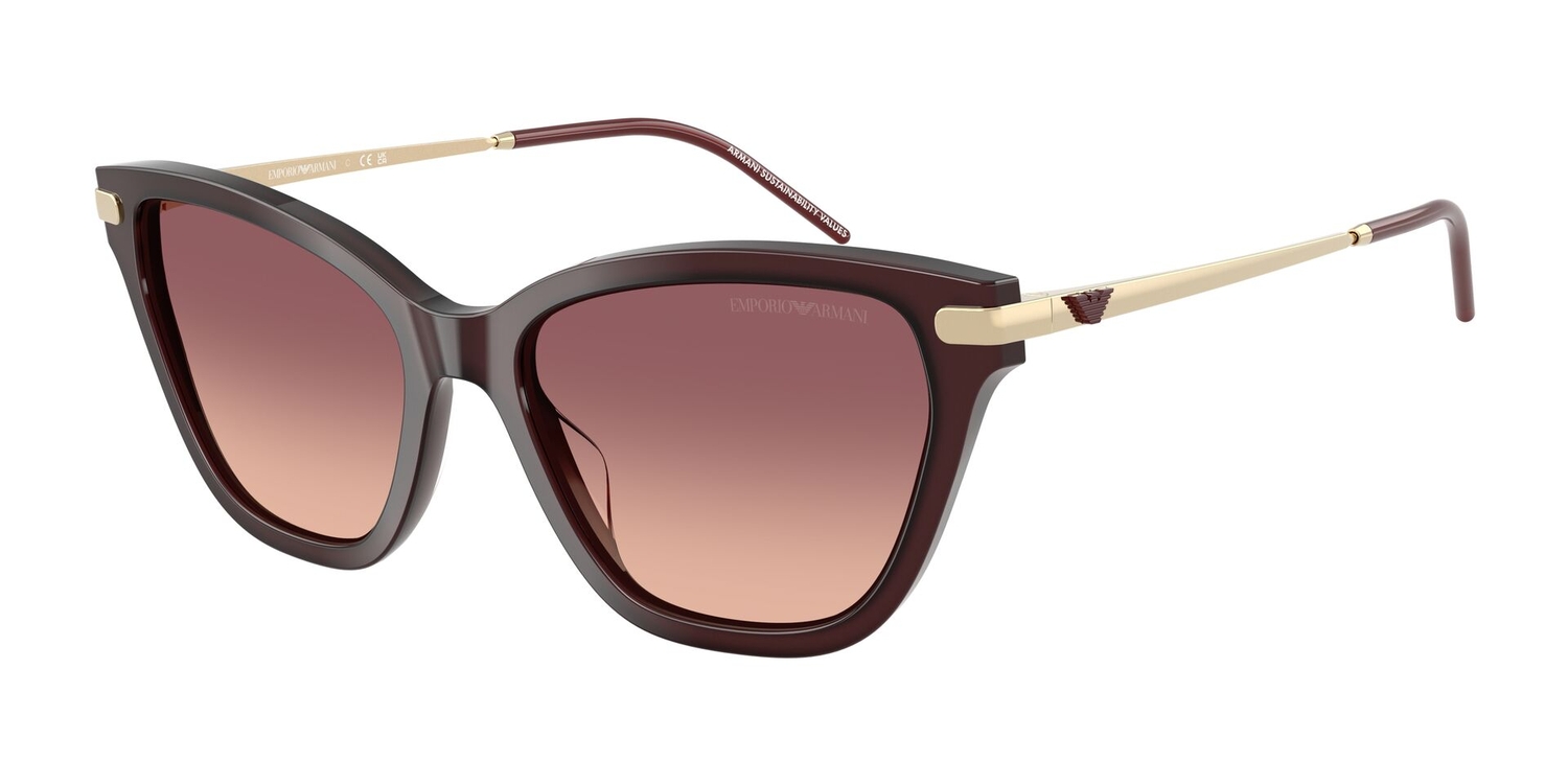 Óculos de Sol EA4251-62658D-54 Emporio Armani Gatinho Vinho Acetato
