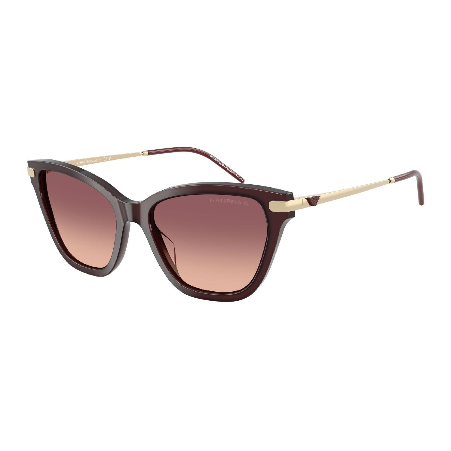 Óculos de Sol EA4251-62658D-54 Emporio Armani Gatinho Vinho Acetato