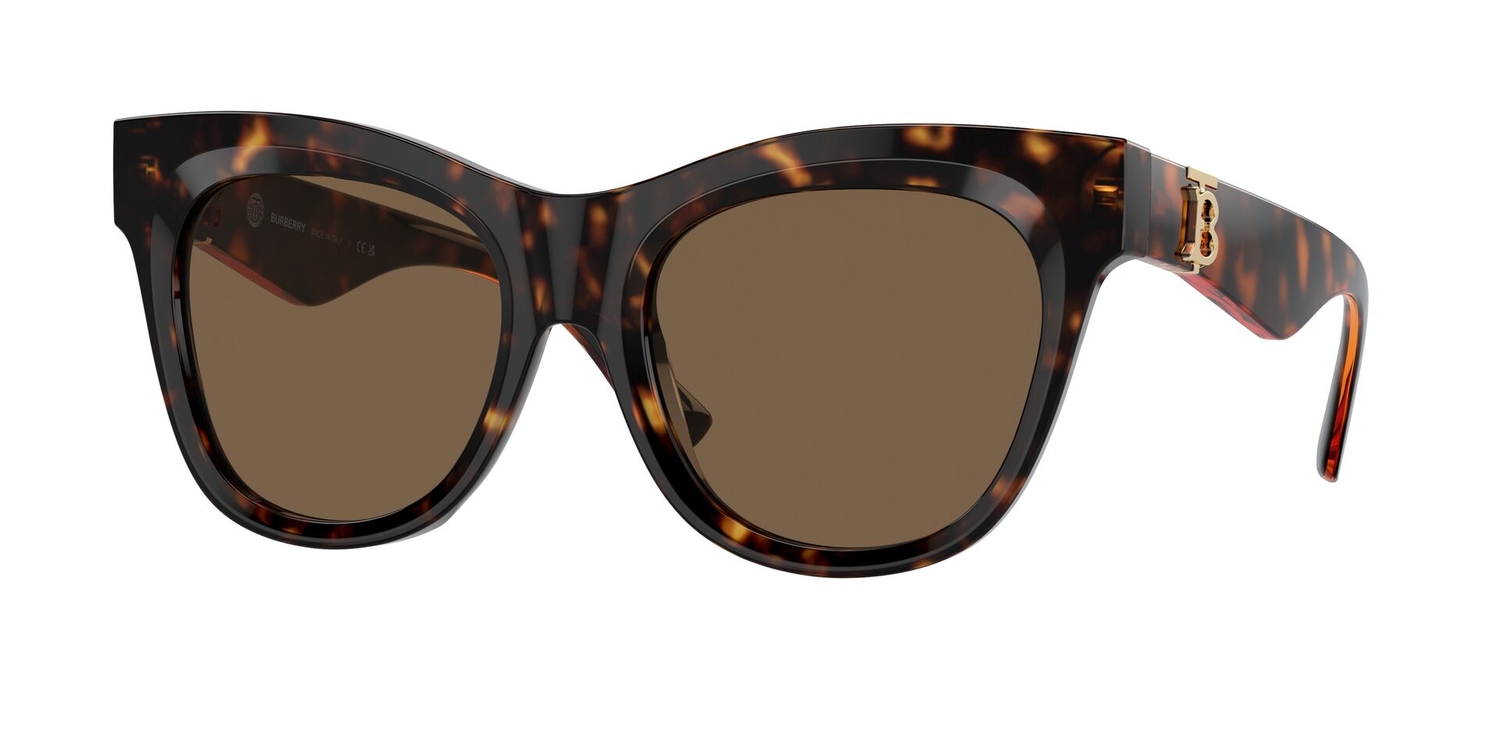 Óculos de Sol BE4418-300273-54 Burberry Quadrado Marrom Acetato