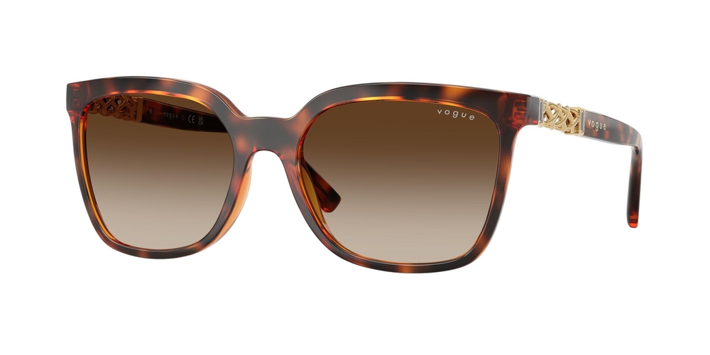 Óculos de Sol VO5633SB-W65613-56 Vogue Quadrado Marrom Náilon