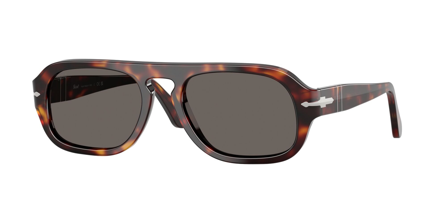 Óculos de Sol PO3369S-24B1-56 Persol Piloto Tartaruga Acetato