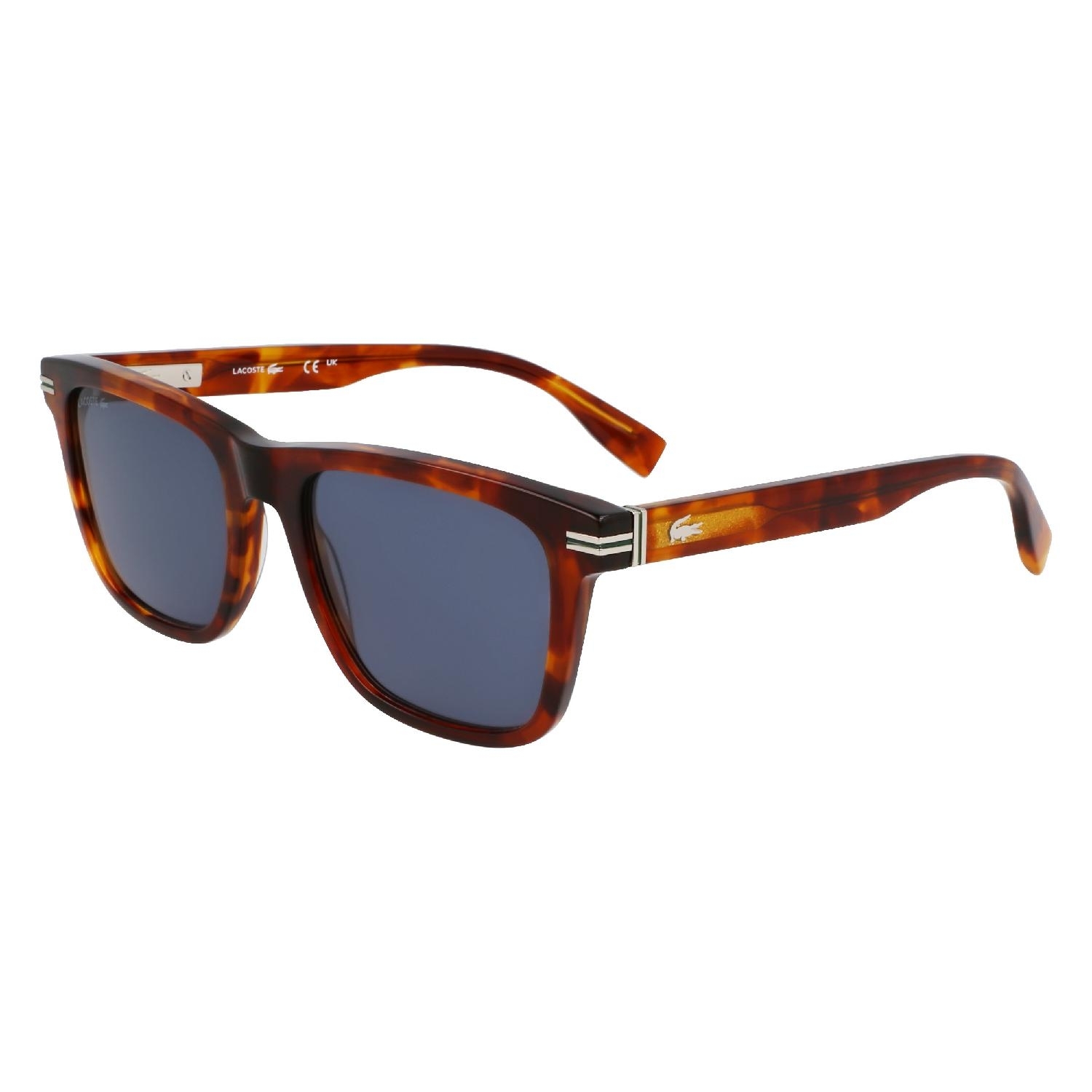 Óculos de Sol L6045S-218-54 Lacoste Retangular Cantos Arredondados Acetato