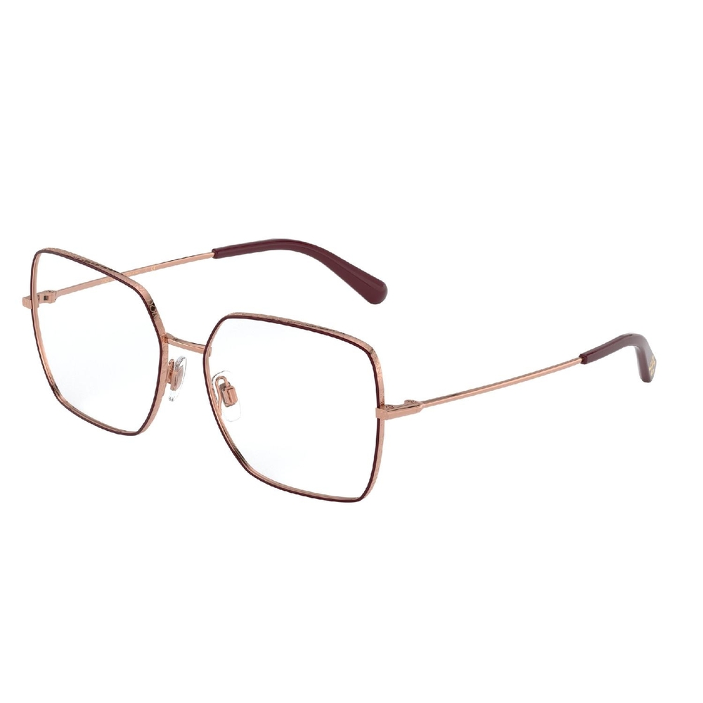 Armação de Óculos de Grau DG1323-1333-54 Dolce & Gabbana Quadrado Rosa Metal