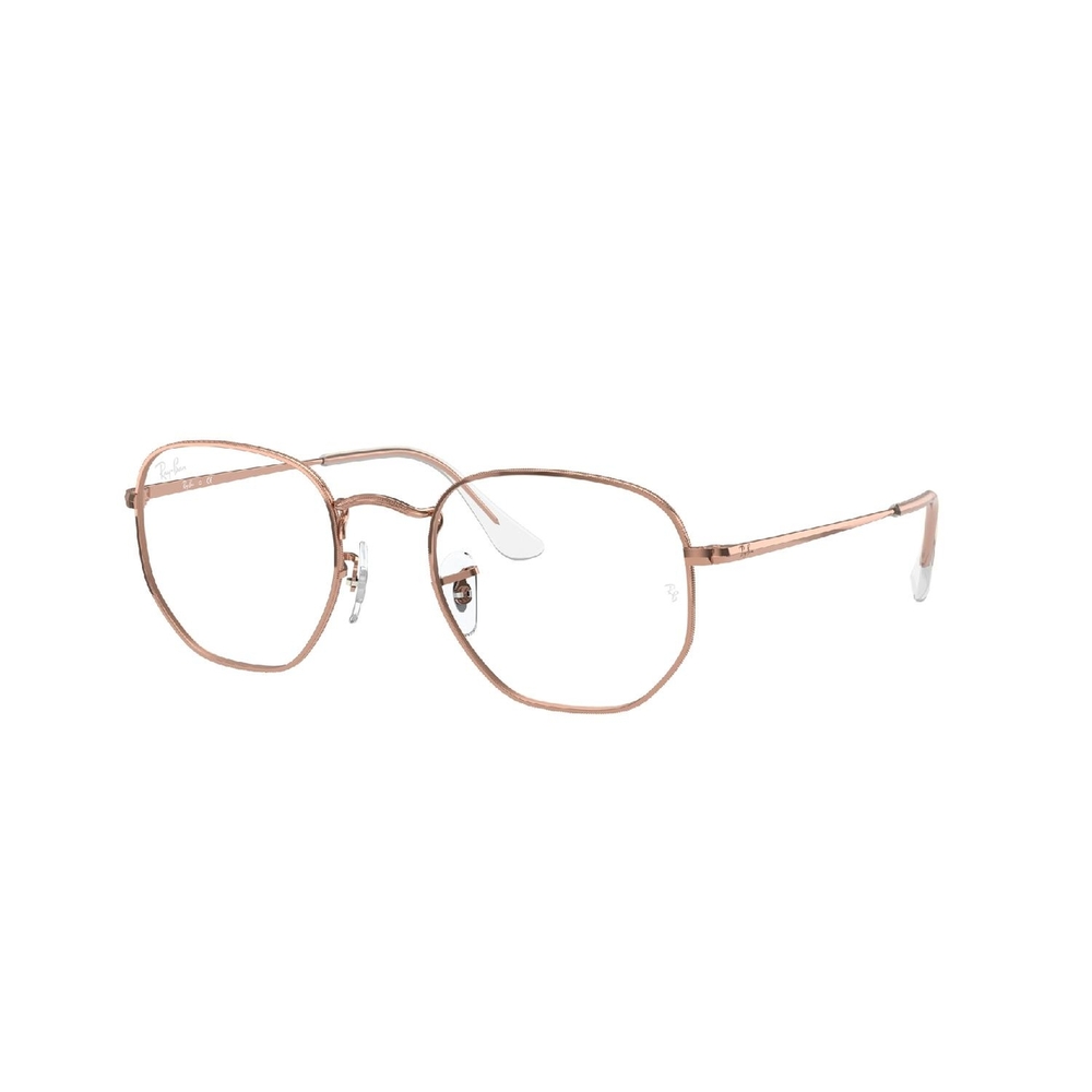 Armação de Óculos de Grau RX6448-3094-54 Ray Ban Irregular Ouro Metal
