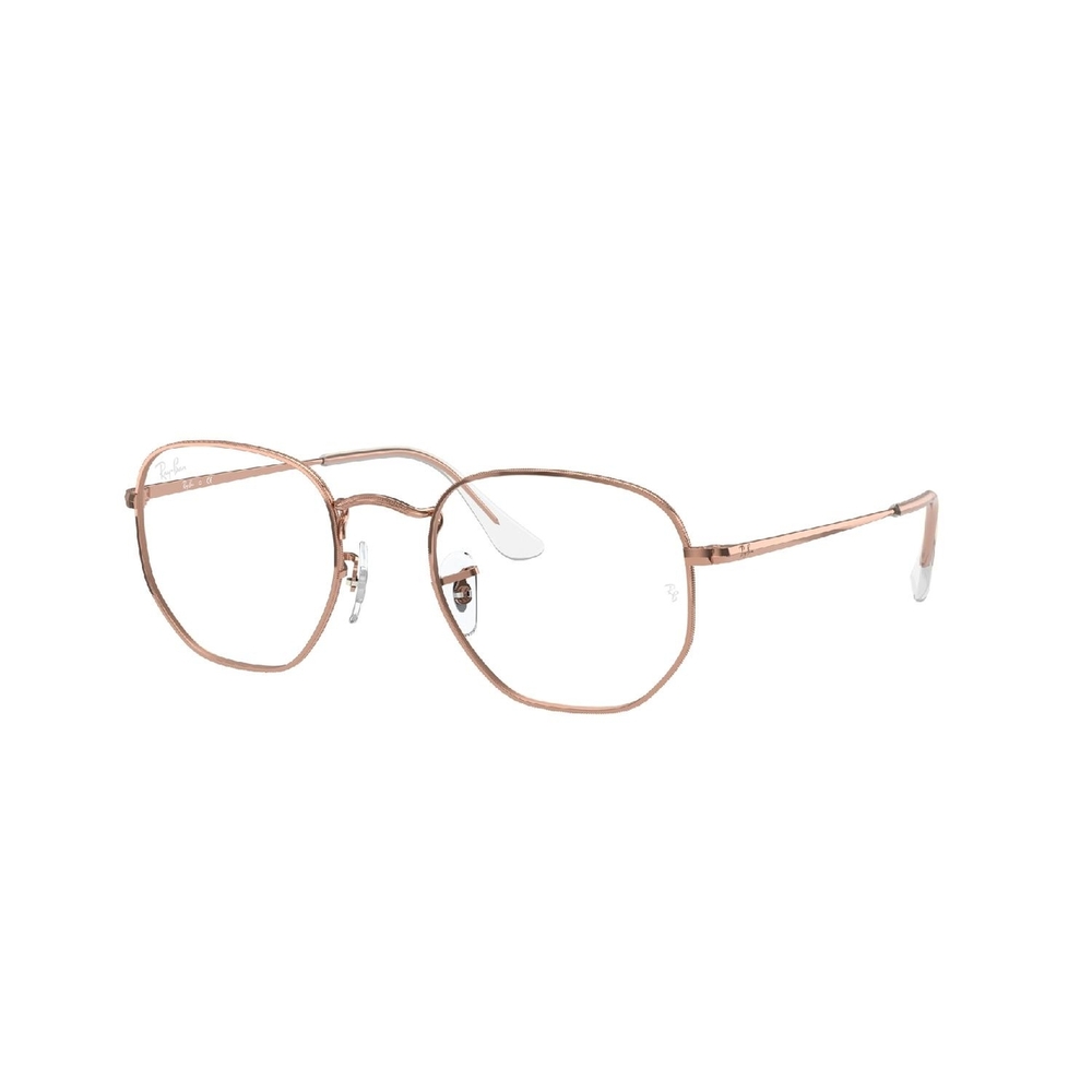 Armação de Óculos de Grau RX6448-3094-54 Ray Ban Irregular Ouro Metal