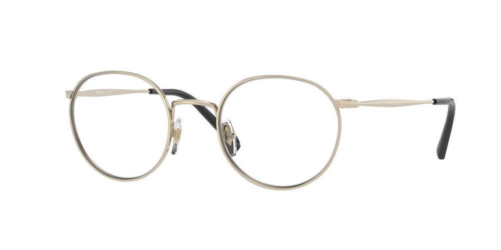 Armação de Óculos de Grau VO4183-848-51 Vogue Phantos Ouro Metal