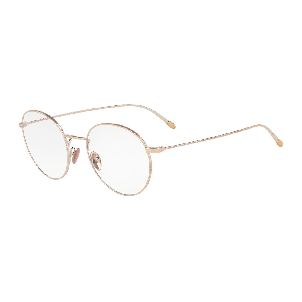 Armação de Óculos de Grau AR5095-3011-49 Giorgio Armani Redondo Marrom Metal