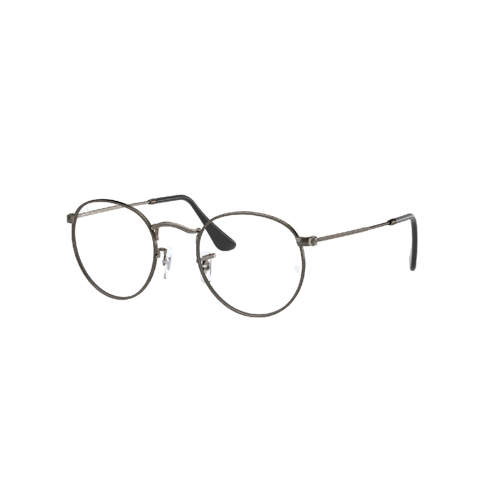 Armação de Óculos de Grau RX3447V-3118-50 Ray Ban Redondo Cinza Metal