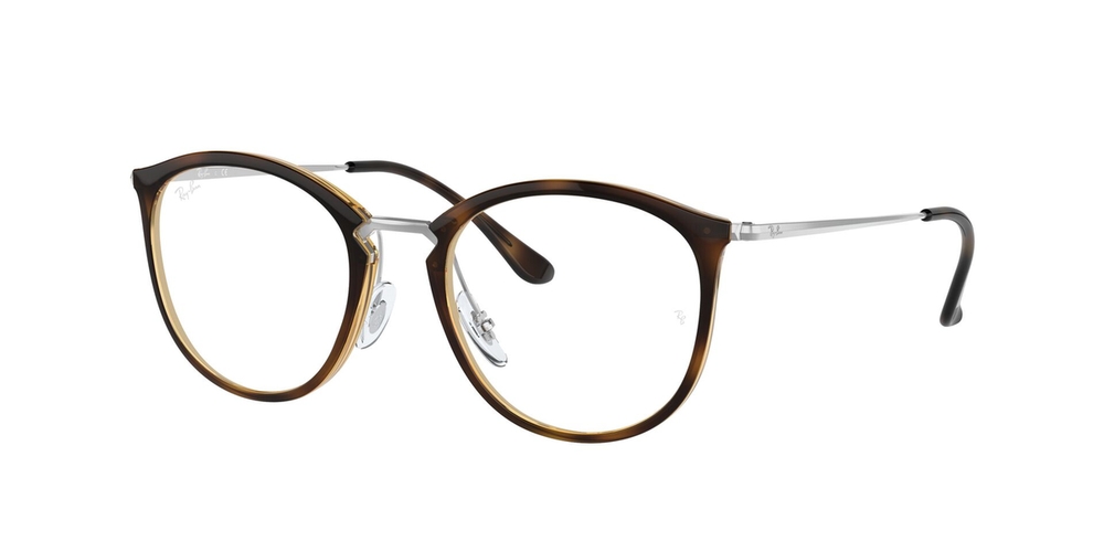 Armação de Óculos de Grau RX7140-2012-51 Ray Ban Phantos Tartaruga Injetado