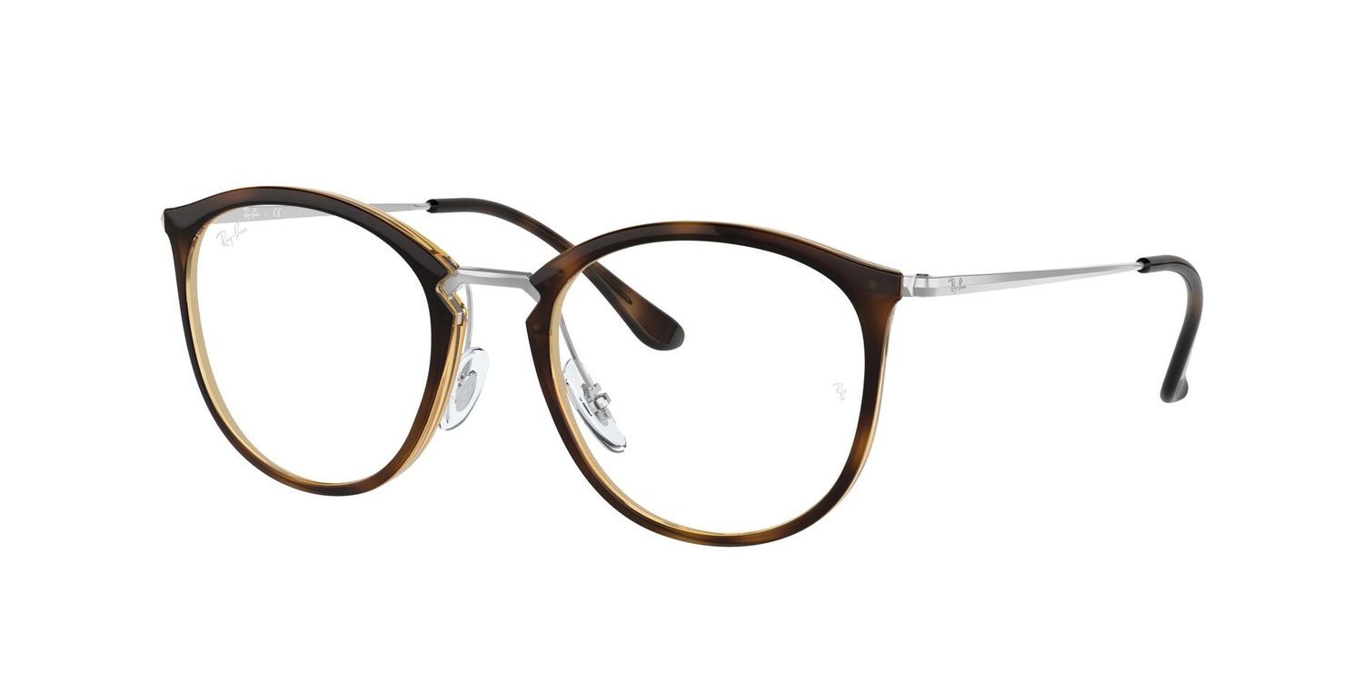 Armação de Óculos de Grau RX7140-2012-51 Ray Ban Phantos Tartaruga Injetado