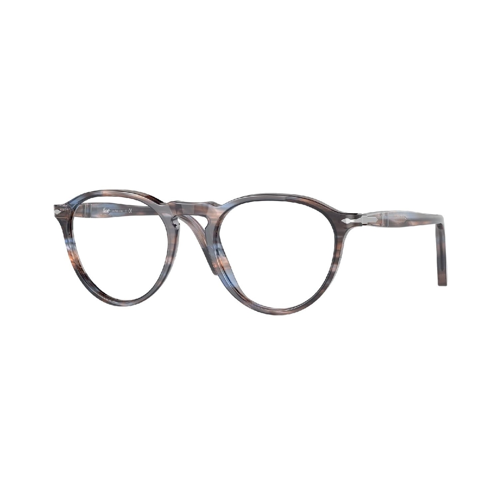 Armação de Óculos de Grau PO3286V-1155-49 Persol Phantos Azul Acetato