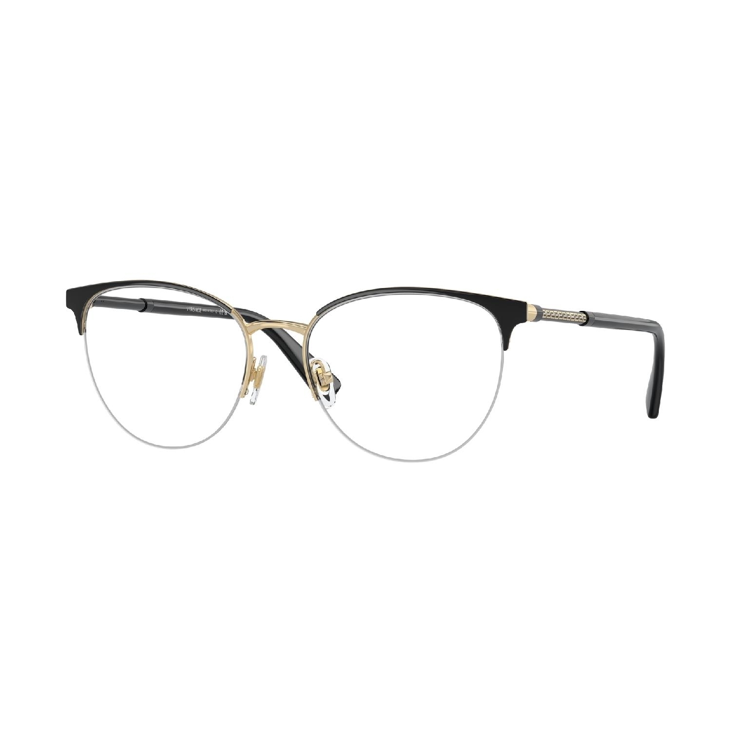 Armação de Óculos de Grau VE1247-1252-52 Versace Phantos Preto Metal