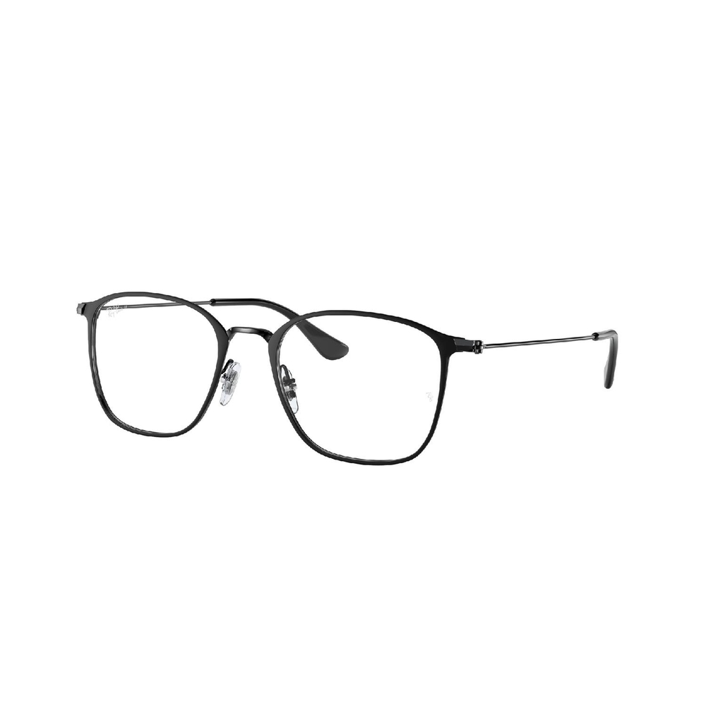 Armação de Óculos de Grau RX6466-2904-51 Ray Ban Quadrado Preto Metal