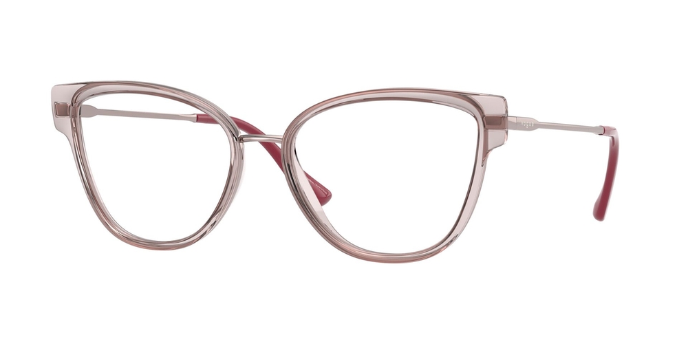 Armação de Óculos de Grau VO5388L-2939-55 Vogue Gatinho Rosa Injetado