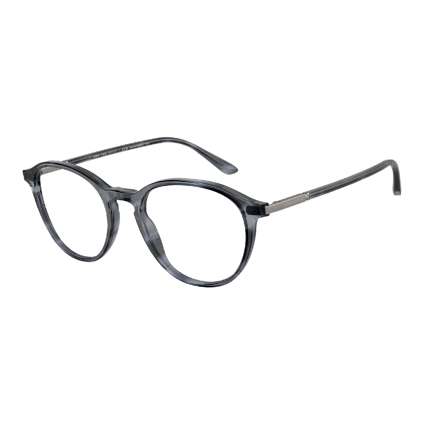 Armação de Óculos de Grau AR7237-5986-51 Giorgio Armani Phantos Azul Acetato