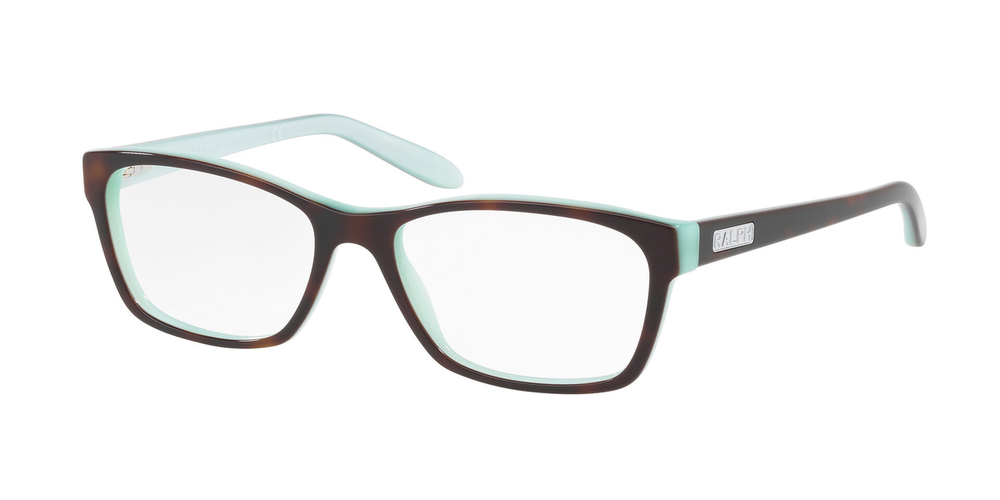 Armação de Óculos de Grau RA7039-601-53 Ralph Quadrado Tartaruga Acetato