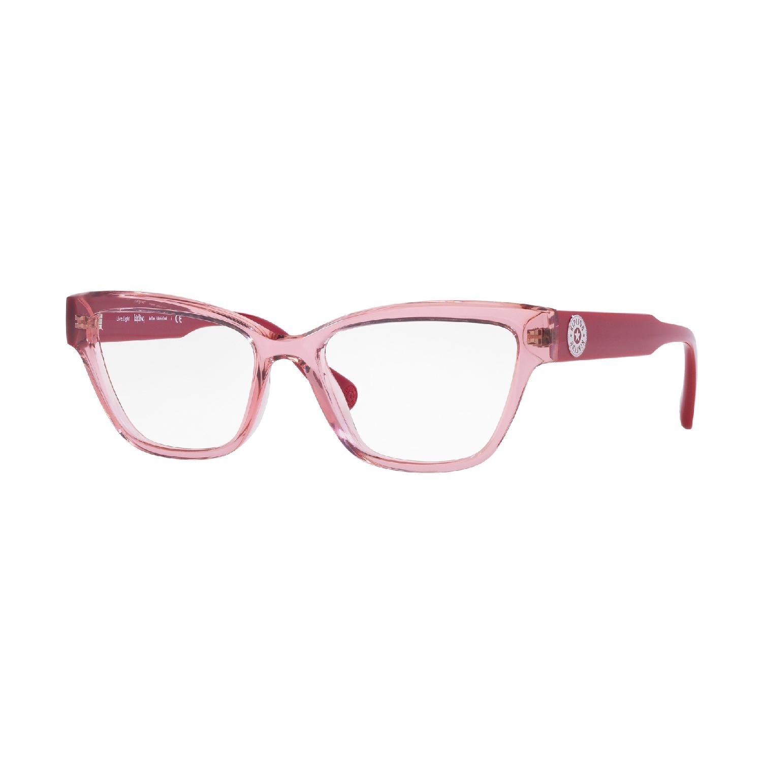 Armação de Óculos de Grau KP3160-K641-53 Kipling Retangular Rosa Injetado