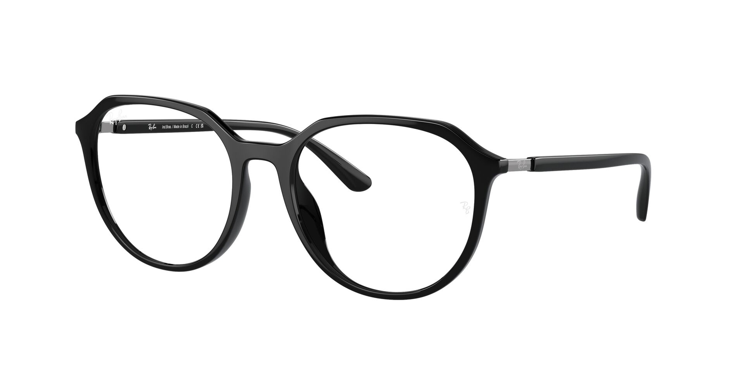 Armação de Óculos de Grau RX4415VL-2000-54 Ray Ban Phantos Preto Injetado