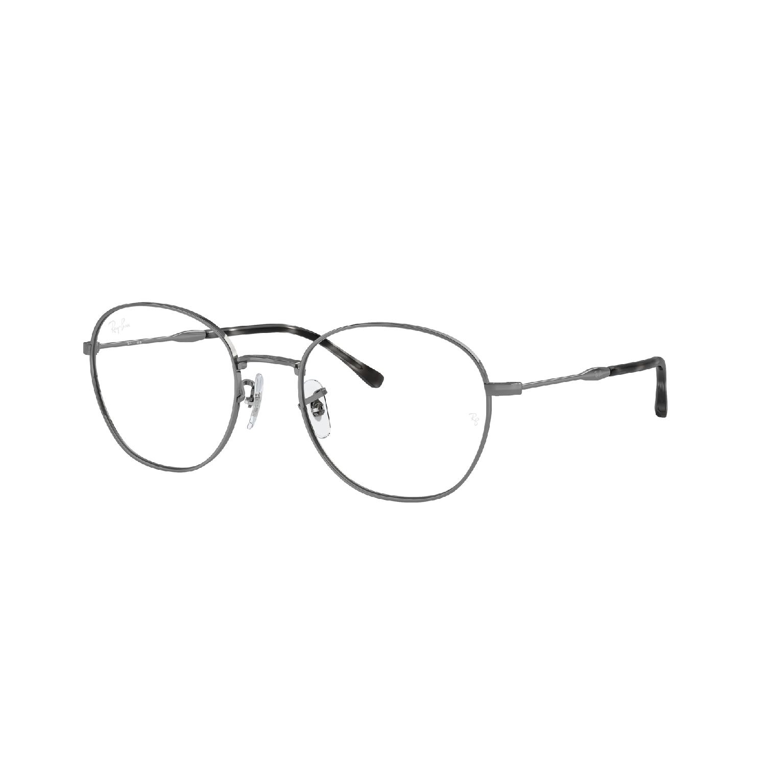 Armação de Óculos de Grau RX6509-2502-53 Ray Ban Phantos Cinza Metal